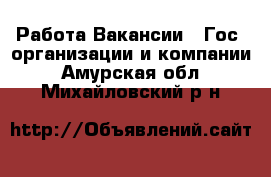 Работа Вакансии - Гос. организации и компании. Амурская обл.,Михайловский р-н